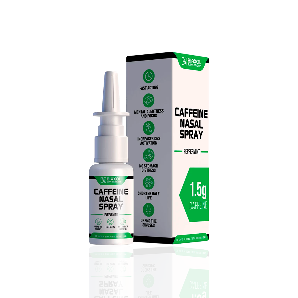 Caffeine Nasal Spray 15 ml Biaxol Supplements